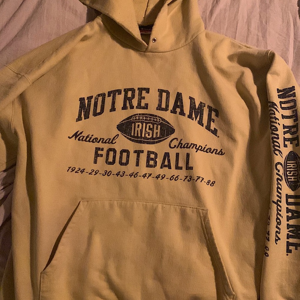 Champion mens notre dame hoodie